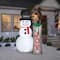 7ft. Airblown® Inflatable Christmas Snowman with Sign